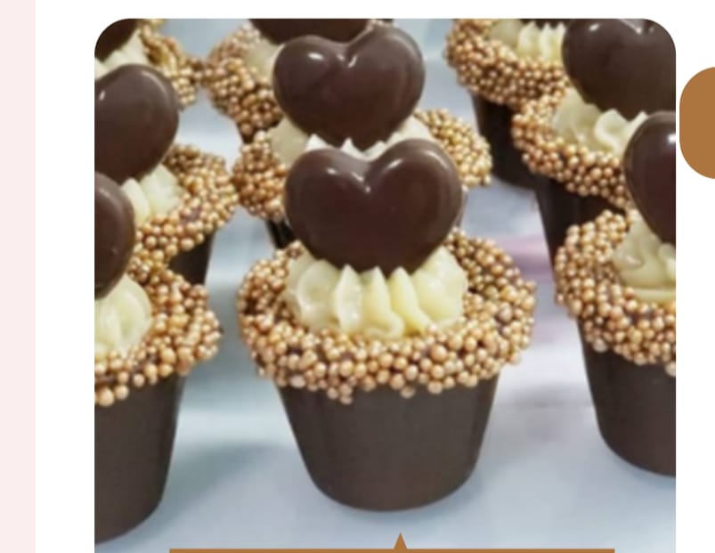 Copinho Dourado — ninho, brigadeiro branco ou moça