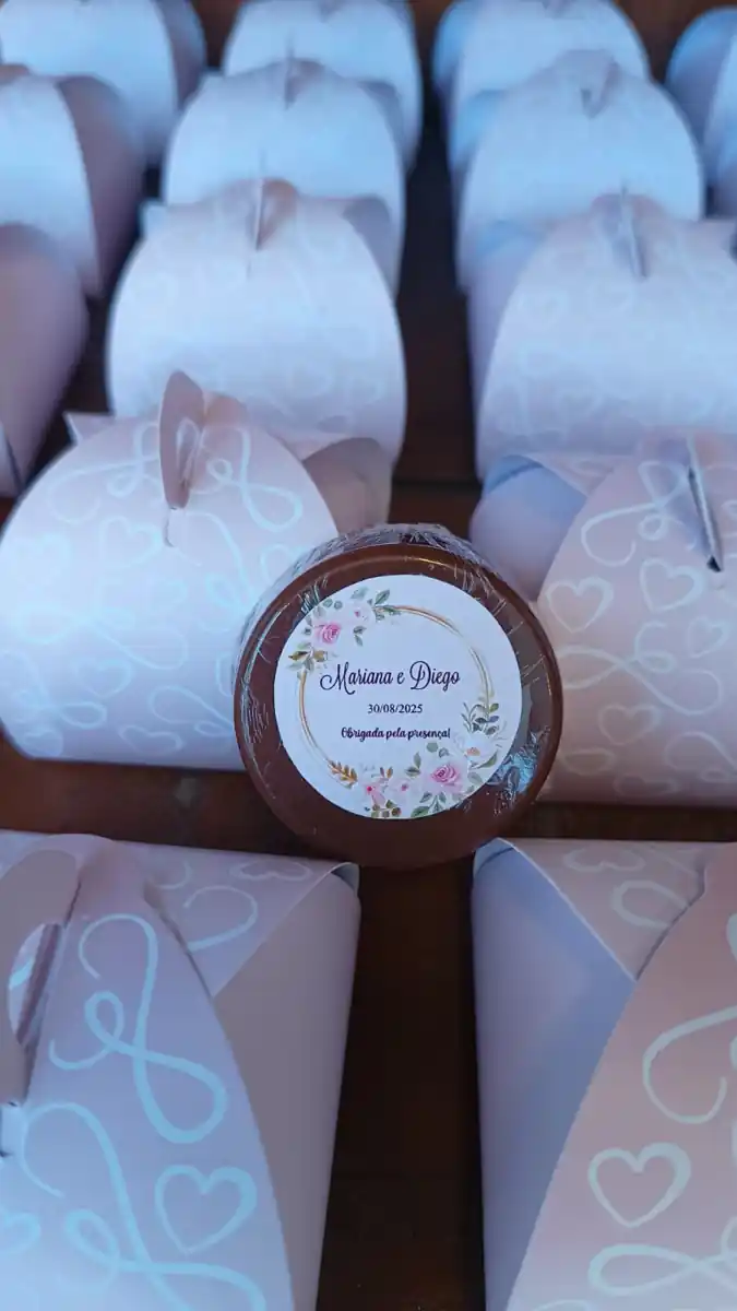Mini Pão de Mel personalizado para lembrancinha de festa